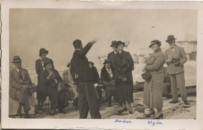 Marian and Nyria in Egypt, 1937