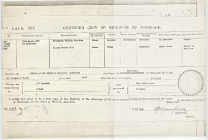 Collection of Hall family civil registration certificates - ArchivesWiki