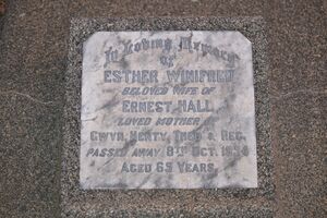Esther Winifred Hall (née Smalpage), Anglican RA 625