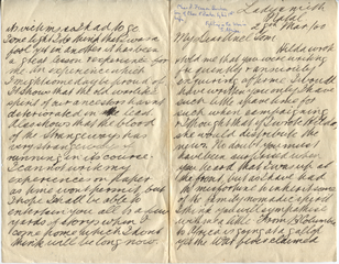 Letter to uncle Tom 28 March 1900