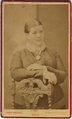 Possibly Mary Gilmour, Antwerp stuio portrait