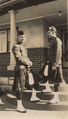 Murray (left) in kilt, probably in Perth