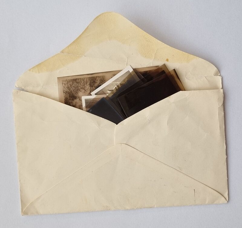 Envelope of small negatives and some prints - ArchivesWiki